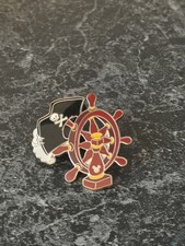 WDW Cast Lanyard Series 4 Pirates Of The Caribbean Pirate Hat & Ship’s Wheel Pin