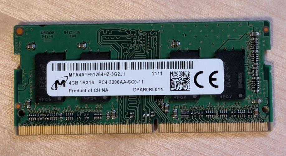 Micron DDR4 SDRAM 4 GB Total Capacity Memory (RAM) for sale | eBay