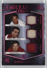 2017 Leaf ITG Superlative Magenta Spectrum Foil /15 Gordie Howe Glenn Hall k4s