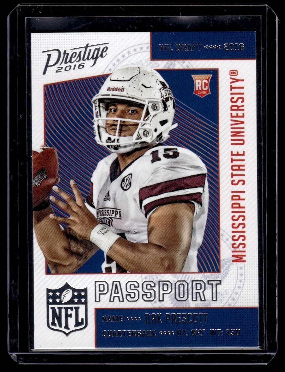 2016 Prestige Passport Dak Prescott Rookie Dallas Cowboys #3