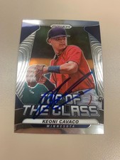 2020 Panini Prizm Top of the Class Card #13 Keoni Cavaco signed autograph Auto