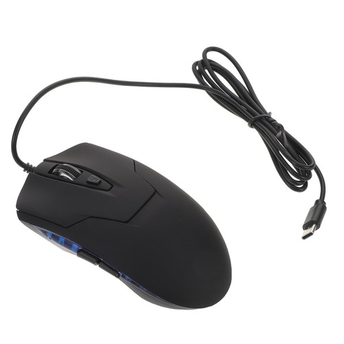 Glowing Wired Mouse Usb C Gaming Laptop Office Gamer Corded Computer - 第 9/12 張圖片