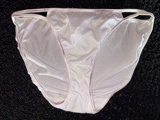 Lily Of France Y2K Vintage L White Panty String Bikini Underwear Early 2000 s