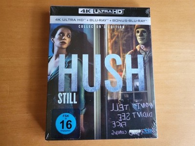 Hush - Still - 4K Ultra HD     (NEU/OVP)    ---3 Blu Rays---    FSK:16