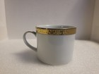 Royal Gallery Gold Buffet "1991 Macy" Cup & Saucer Set Fine China Gold Trim Vtg — photo 1