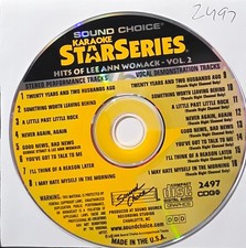 SC2497 LEE ANN WOMACK  SOUND CHOICE KARAOKE CDG LOT LONG DRIVE