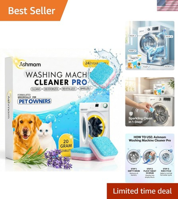 #ad Washing Machine Cleaner Tablets 24 Pack 1 Supply – Deep Clean Washer Cleane... $28.95