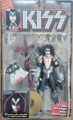 1997 McFarlane KISS Ultra Action Figures Full Set of 4 w/ Gold