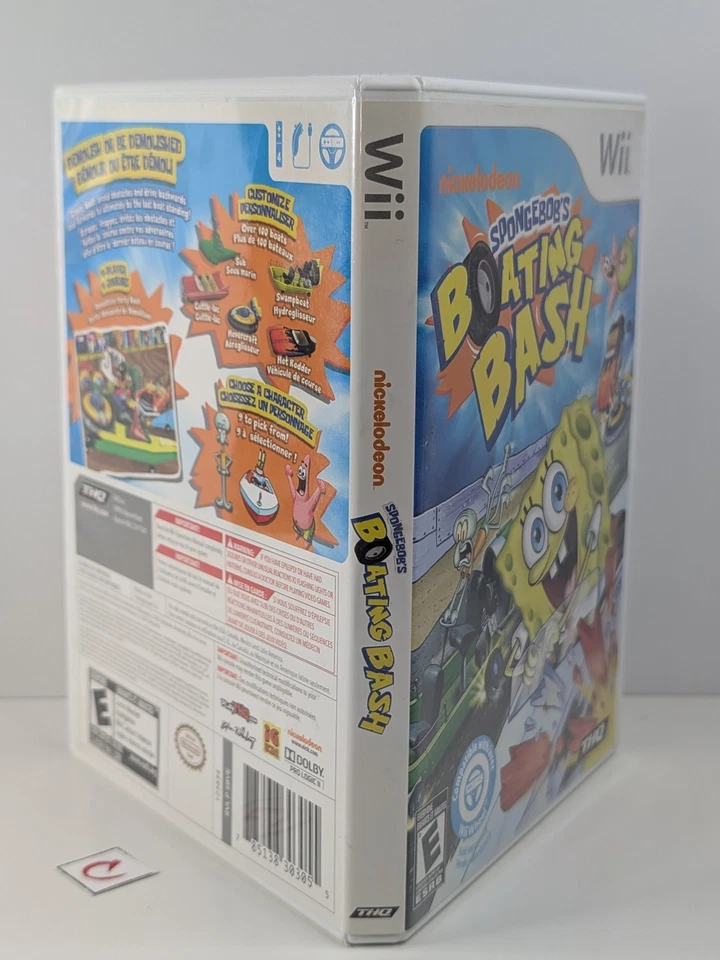 Spongebob Boating Bash (Nintendo Wii) CIB Complete w/ Manual - Image 3 of 4
