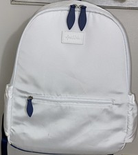 Ame & Lulu Courtside 2.0 Tennis Backpack White/Navy * Read