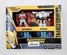 Hasbro Transformers Buzzworthy Bumblebee Studio Series 86 IRONHIDE & PROWL -OPEN
