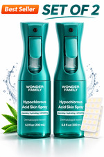 Hypochlorous Acid Spray Set of 2 Face  Skin Mist Acne Toner Eyelid Cleanser