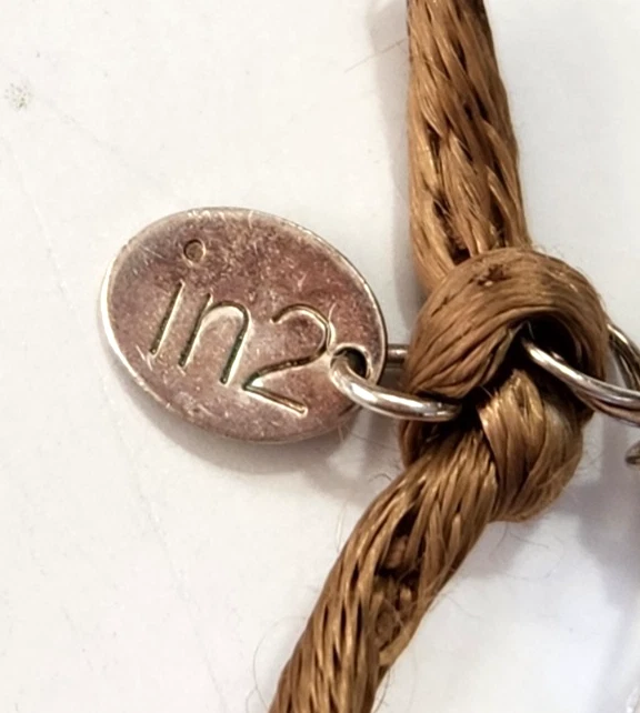 Collar Lariet Belleza Boho Diseño IN2 Cristal Agua Dulce Perla Moneda Perla Cordón Foto 3 de 4