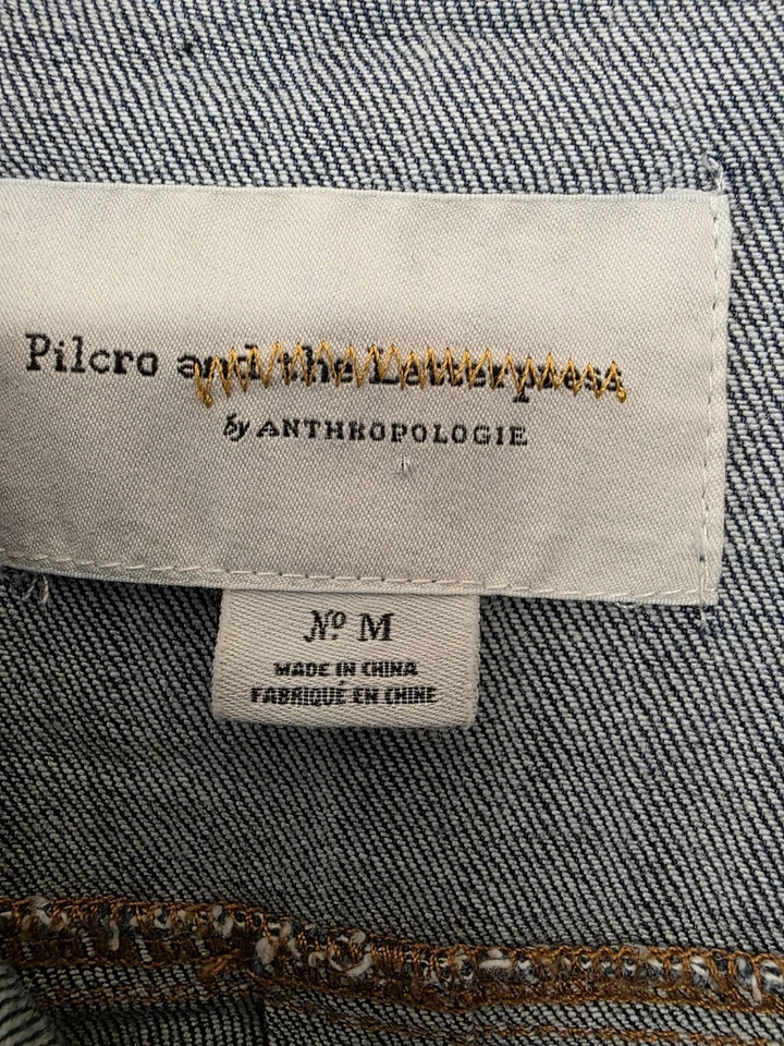 Джинсовый комбинезон Anthropologie Pilcro and the Letterpress. Размер Med. - Изображение 4 из 4