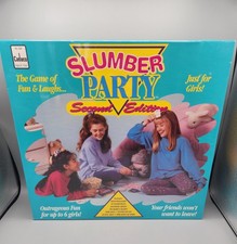 Vtg 1993 Slumber Party 2nd Ed Girls Slumber Party Board