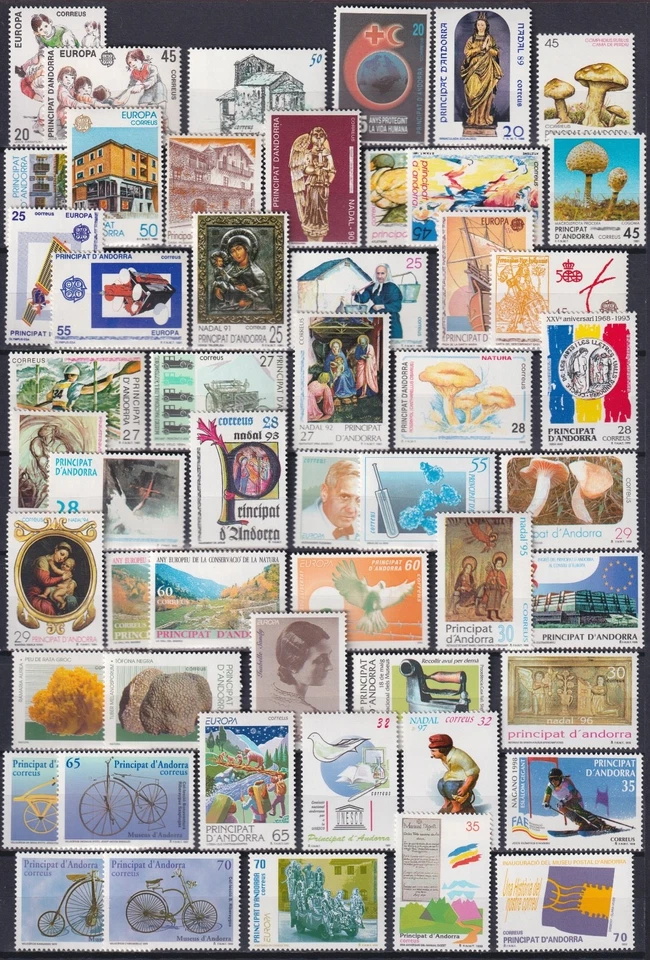 Коллекция испанской Андорры 1973-2015 полный MNH ** см. все фотографии - Изображение 3 из 4