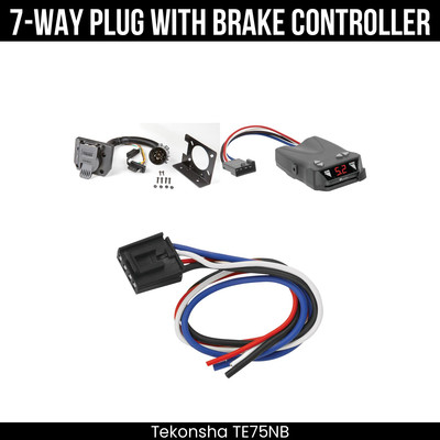 Tekonsha 7Way Wiring Brake Control For 03-25 Chevy Express Savana 1500 2500 3500