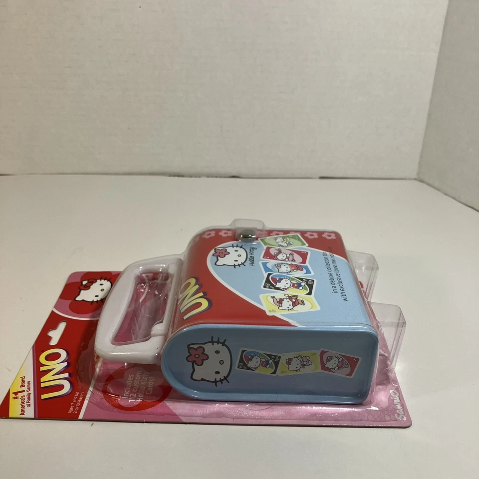 Hello Kitty Uno Deluxe Collector Tin Sanrio 2003 • NEW IN PACKAGE - Image 4 of 4