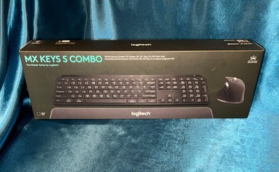 Logitech MX Keys S Performance Combo - 920-012274 - Mouse - Keyboard - Palm Rest