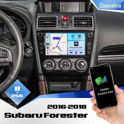 Dasaita 8'' QLED Screen Car Stereo for Subaru Forester 2016-2018 GPS Navi CarPlay