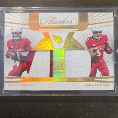 2024 Panini Flawless Dual Diamond Memorabilia Kyler Murray/James Conner DDM-ARI