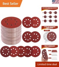 High-Quality 70PCS 5" Sanding Discs - 40 to 800 Grit for Ultimate Polishing 0.20 per gallon