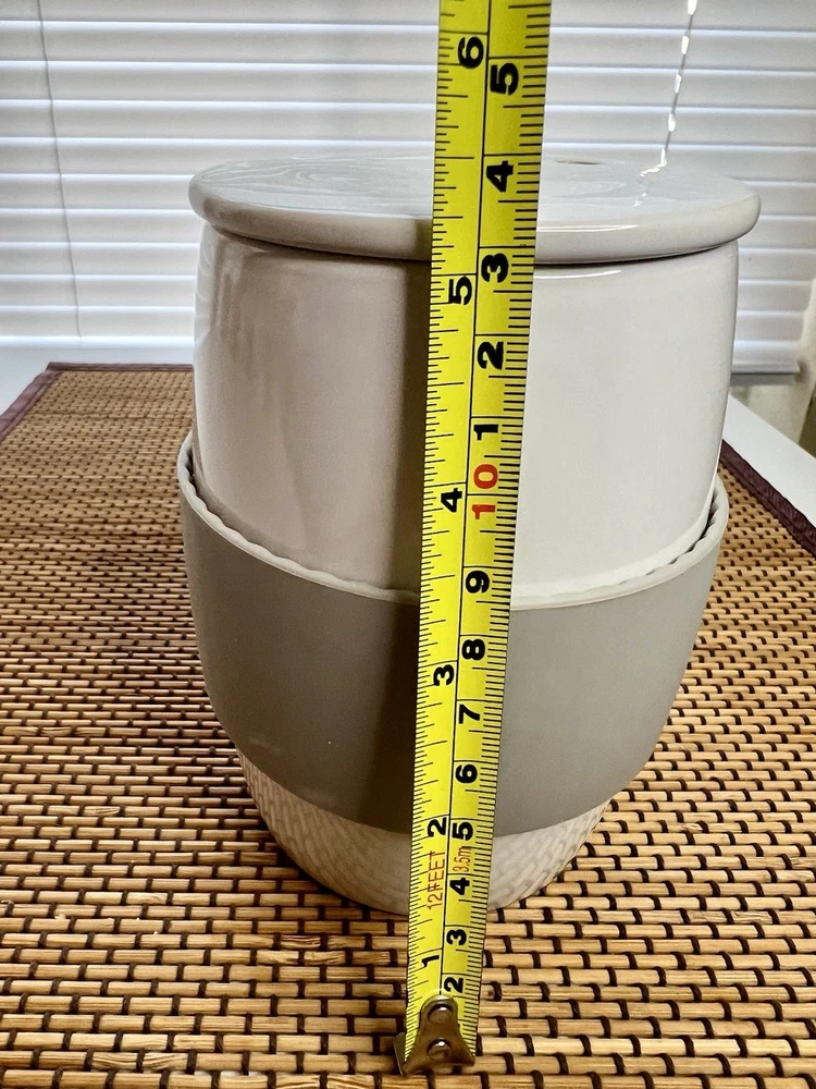 Pampered Chef Microwave Egg Cooker Coffee Mug with Lid 1529 Ceramic  