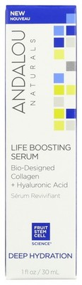 Andalou Naturals Life Boosting Serum Deep Hydration Collagen + 1 Oz