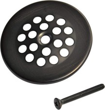 DANCO Tub and Shower Bath Grid Drain Strainer 2-7/8 Inch, Oil Rubbed Bronze