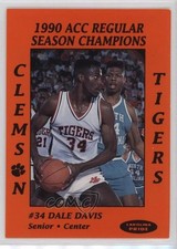 1990-91 Carolina Pride Clemson Tigers Team Issue Dale Davis 0q3