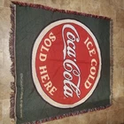 Vintage Coca-cola Advertisement Throw Blanket
