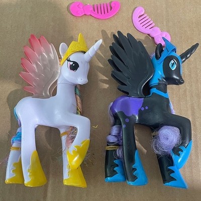 14cm My Little Pony Figures 2Pcs Princess Celestia Nightmare Moon