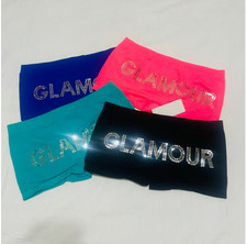 Lot Of 4 Women Boyshorts Boxers Panties Lightweight Underwear GLAMOUR One Size