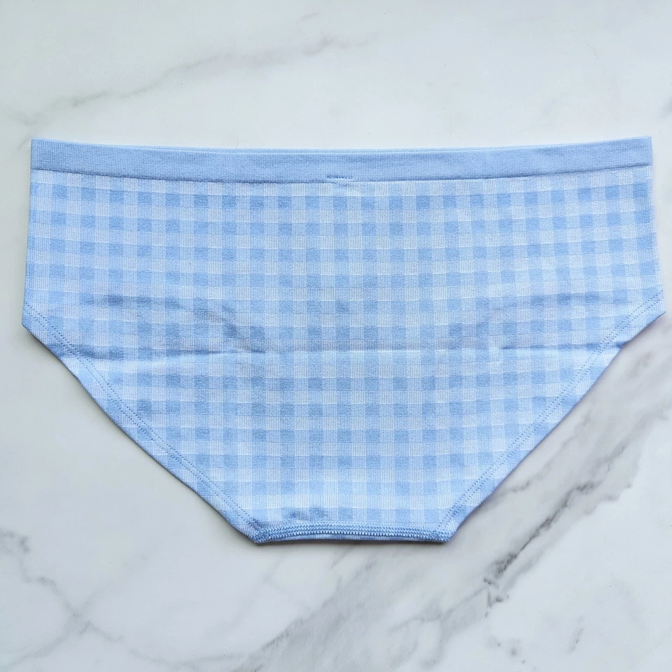 ROSA Victoria's Secret Sin Costuras Guinga Hiphugger Panty Puerto Azul Talla S/M/XL Foto 3 de 4