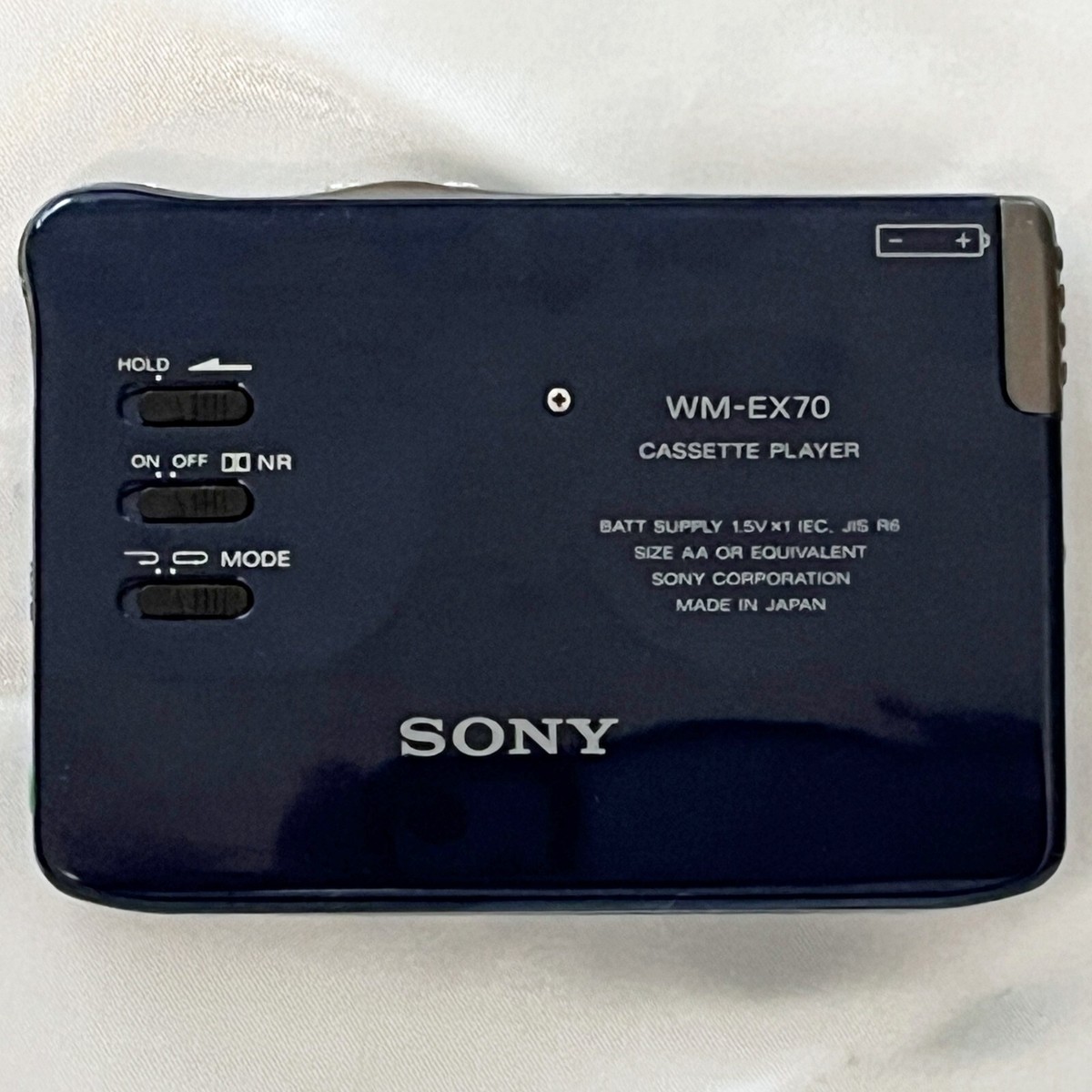 SONY WM-EX70 1990 Walkman powered Navy Cassette Player For