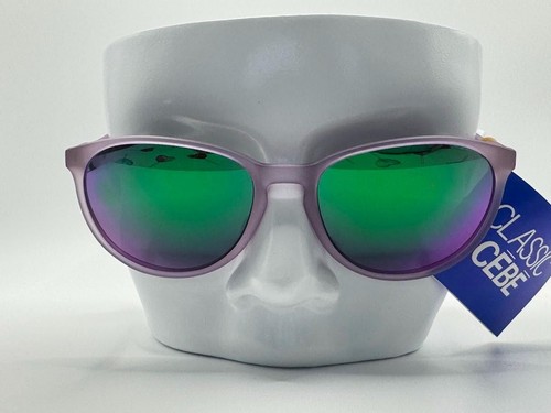 NWT Vintage Cebe Classic Sport Sunglasses | Model 1721 Purple with Green Mirror - Picture 2 of 10