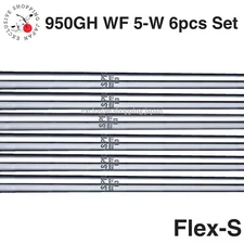 Nippon Shaft Golf N.S.Pro 950GH WF Steel Iron Shafts #5-#W 6pcs Set Flex S Men