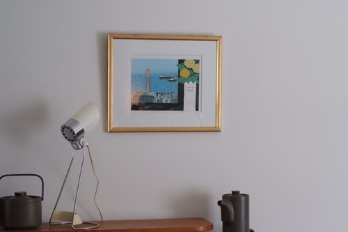 Genuine Japanese Kotaro Yoshiok Screen Print, Signed, Rare, Port of Kobe, Osaka - Bild 3 von 10