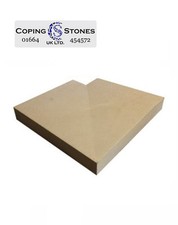 Corner Coping - 500mm x 400mm Once Weathered Corner External (Various Colours)