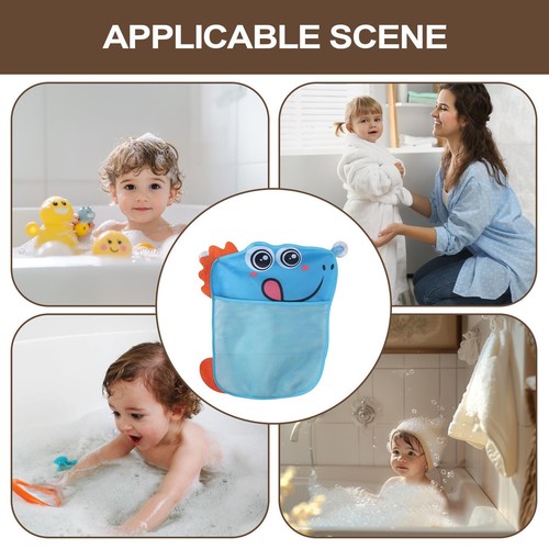 Baby Bath Toy Mesh Net Storage Bag Organizer Holder Bathtub Toy Storage Mesh Bag - Picture 4 of 15