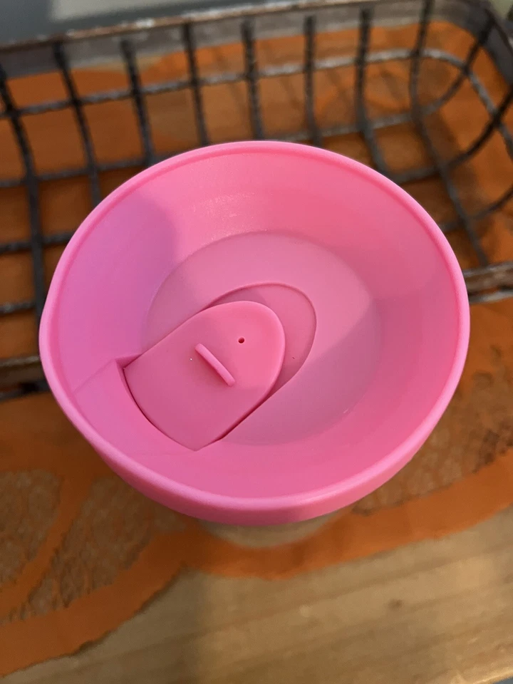 Taza de viaje vaso de plástico Lilly Pulitzer 16 oz Seahorse Sea-life tapa rosa Foto 3 de 4