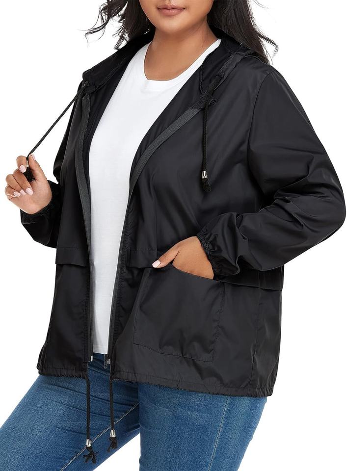 plus Size Rain Jackets for Women Waterproof Windbreaker Jacket Women'S Raincoats eBay