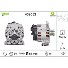 Generator Valeo 439552 Valeo Origins New Oe T...