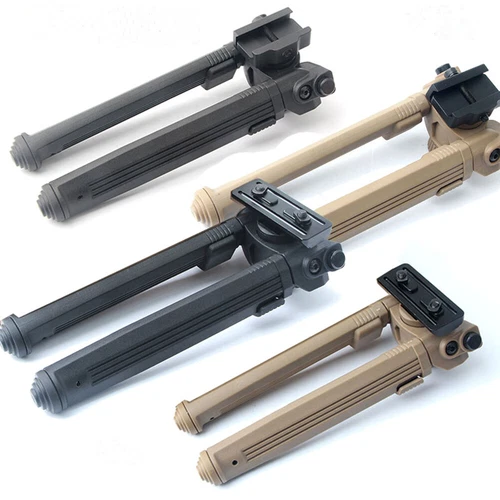 Adjustable Rifle Bipod for 1913 Pica tinny Rail Mlock Aluminum & Polymer - 第 1/29 張圖片