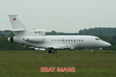 PHOTO  AEROPLANE DASSAULT FALCON 900EX 'HB-IGY' OPERATED BY CAT AVIATION. MSN 09