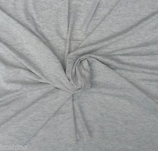Ash Grey Rayon Spandex Fabric Jersey Knit by the Yard 4 Way Stretch