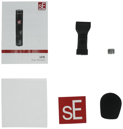 Se Electronics sE8 Recording Microphone w/Gold Sputtered Diaphragm+Home Speaker - Picture 11 of 12
