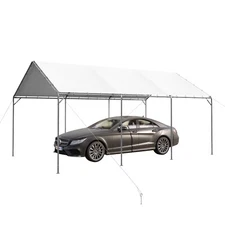 12' x 20' Carport, Upgraded Carport with Heavy Duty Canopy Tent Steel Sunshade