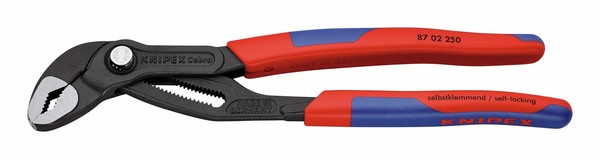 Knipex Wasserpumpenzange Cobra 250 Mm Mit Mehrkomponenten Griff - 87 02 250-image