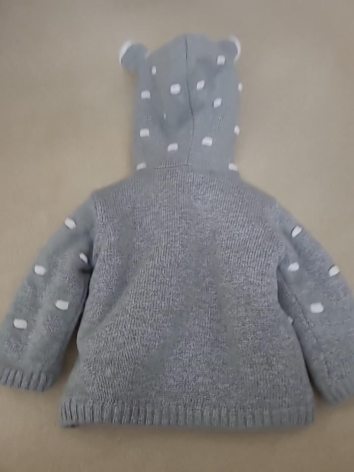 Matalan Baby Boy Fleece Knitted Jacket 03 Months Grey eBay